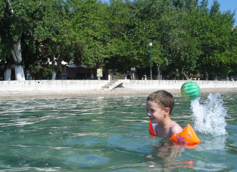 Krf, Dasija, plaža